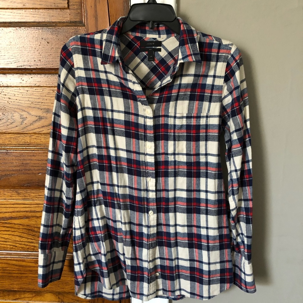 J.crew plaid shirt